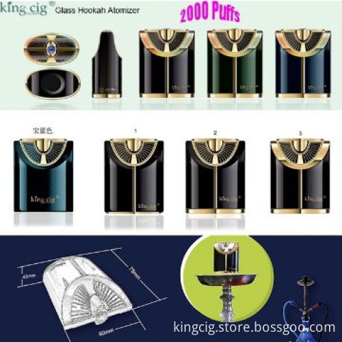 2014NEW!!! Huge Vapor 500-2000puffs custom hookah pen